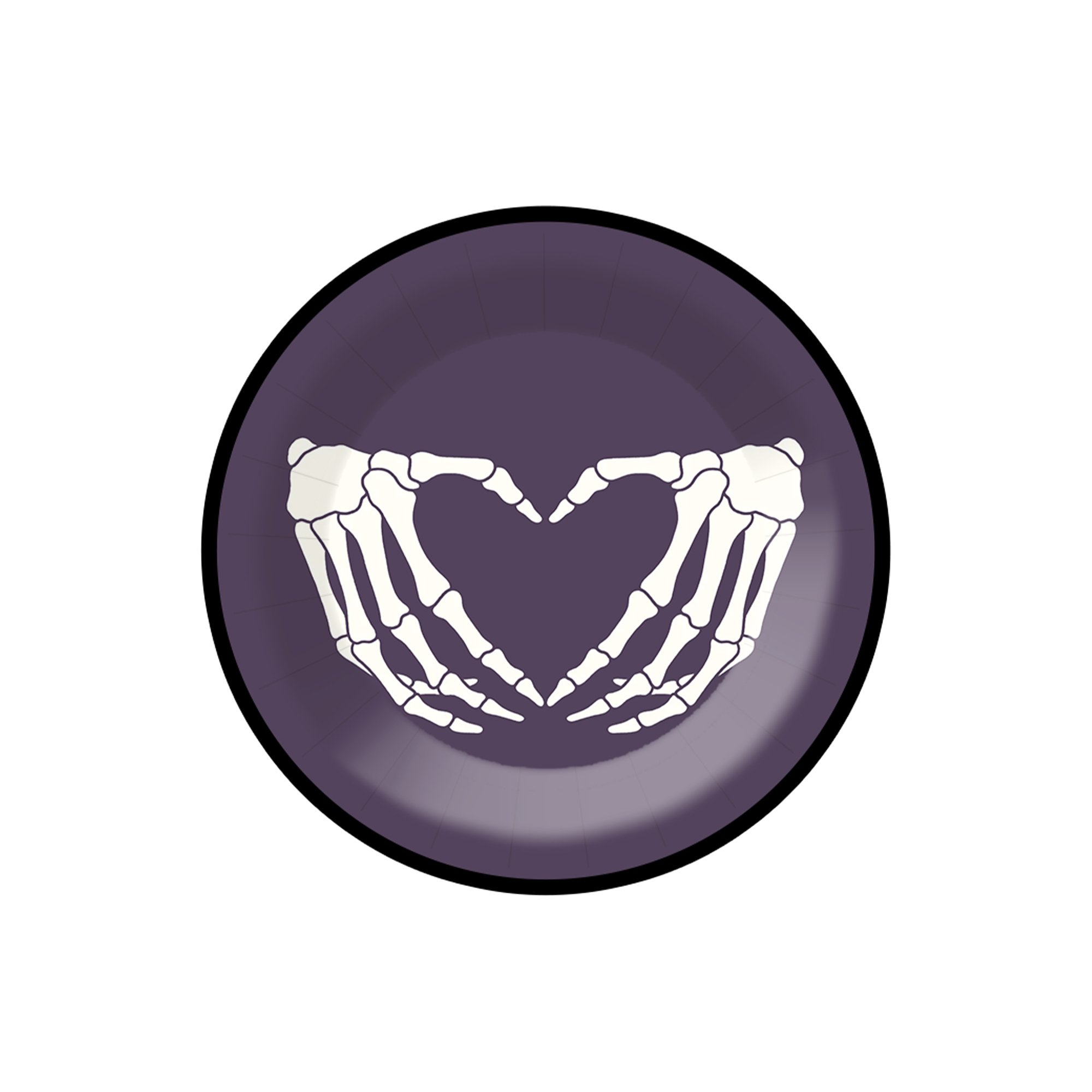 Assiette en carton de 7 pouces * 8 pièces