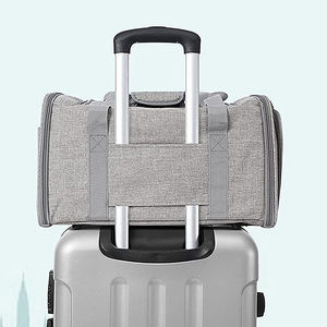 Sıcak satış crossbody çanta seyahat evcil hayvan taşıyıcı kedi çantası katlanabilir pet kafesleri taşıyıcılar seyahat seyahat için motosikletler - Product Image 6