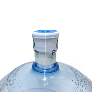 Tùy Chỉnh In Logo <span class=keywords><strong>Pvc</strong></span> Nhiệt <span class=keywords><strong>Shrink</strong></span> Tay Áo Nhãn Bọc Chai Cap Cho 5 Gallon Nước Niêm Phong - Product Image 4