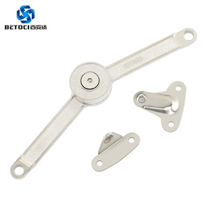BETOCI Zinc Alloy Cabinet Door Support Rod 360 Degree Multi Angle Furniture Hinge Surface Mount Chrome Plated - Product Image 1