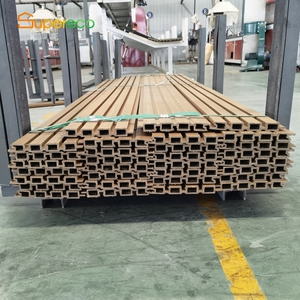 Supereco Dễ Dàng Cài Đặt Không Thấm Nước Lambrin <span class=keywords><strong>WPC</strong></span> Tấm Tường Trang Trí Nội Thất Gỗ Nhựa Composite <span class=keywords><strong>WPC</strong></span> Fluted Bảng Điều Chỉnh - Product Image 6