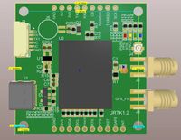 ZED-F9P-01B-01 Modul GNSS RTK Asli Papan Penerima GPS Presisi Tinggi Tingkat Sentimeter untuk Survei Drone UAV