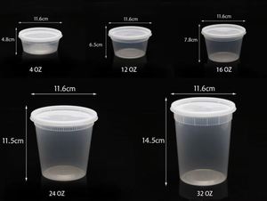 ชามซุป PP แบบใช้แล้วทิ้งทรงกลมพร้อมฝาปิดสำหรับอาหารจานด่วน - Product Image 2