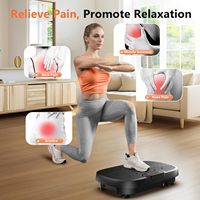 Plateforme vibrante puissante ABS pour usage domestique, machine d'exercice à vibrations verticales pour le corps entier, brûleur de graisse