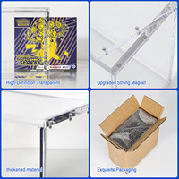 Boîte de protection magnétique en acrylique/PS pour cartes ETB MTG, étui de présentation pour boîte mystère, compatible avec les boîtes Elite Trainer transparentes