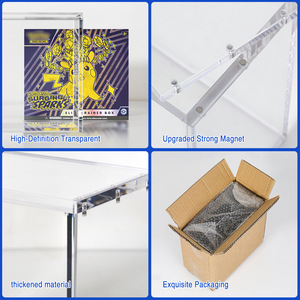 Boîte de protection magnétique en acrylique/PS pour cartes ETB MTG, étui de présentation pour boîte mystère, compatible avec les boîtes Elite Trainer transparentes - Product Image 3