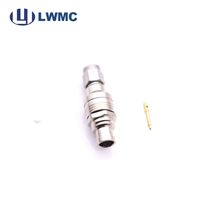 Conector SMA macho de tipo de soldadura recta para Cable Coaxial/rg 142, conector coaxial rf