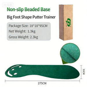 Tapis de putting de golf personnalisé à 3 trous GOLFMAT-47, lot de 100 pièces en gros, ensemble de pratique de mini-golf d'intérieur - Product Image 1