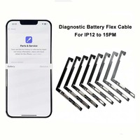 Câble flexible de diagnostic BMS pour batterie, compatible iOS26, pour iPhone 12 13 14 15 Pro Max, affiche 100% de santé, 0 cycle, sans message pop-up