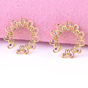 Exquis anneau de <span class=keywords><strong>téton</strong></span> en acier inoxydable avec incrustation de zircon cubique, non-percé, bijou corporel, cadeau pour <span class=keywords><strong>femme</strong></span> - Product Image 5