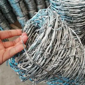 1.7mm Hot Dipped Galvanized Barbed Wire Fencing To South American Market