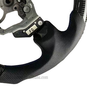 Calidad al por mayor actualización de fibra de carbono de cuero perforado para Nissan Sylphy fx35 fx37 qx70 q50 volante - Product Image 4