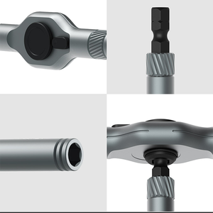 Juego de destornilladores de trinquete de aluminio magnético 24 en 1, multifunción, bricolaje, reparación del hogar con soporte OEM personalizado - Product Image 1