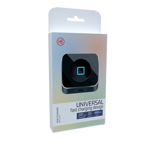 Dossiers personnalisés en carton blanc écologique pour banques d'alimentation avec logo en relief, design suspendu pour <span class=keywords><strong>la</strong></span> vente au détail, pour banques d'alimentation et câbles - Product Image 1