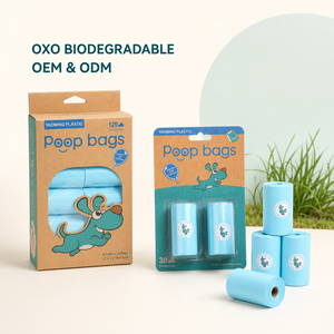 Bolsas para Desechos de Mascotas Oxo PE ASTM D6954 de Marca Privada de Fábrica, Bolsas Resistentes a Fugas para Venta al por Mayor, Embalaje con Logotipo y Color Personalizados - Product Image 5