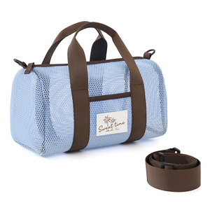 Sweet Time Mesh Beach Bag Large Capacity Portable Swimwear Storage Travel Duffle Bag - Product Image 5