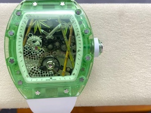 New Hot-Selling High Quality Top-Notch Crystal Shell Sports Style Mechanical Green <b>Watches</b> - Product Image 1