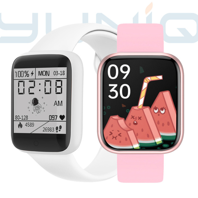 Yuniq for Smart Watch for Men Health Fitness Tracker Sleep Tracker Alarm Clock TFT Display IP67 Waterproof D20/Y68