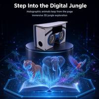 Lunettes VR en carton 3D avec logo personnalisé CBP - OEM ODM Casque VR éducatif pour enfants en gros