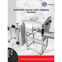 Machine de dénudage rotative entièrement automatique pour câbles coaxiaux RF, avec alimentation automatique des fils, pour câbles blindés d'antennes automobiles