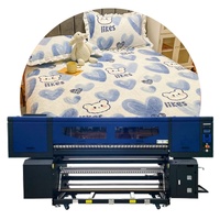 Impresora de Etiquetas Textiles de 1.8m de Ancho de Impresión, Nueva, con 8 Cabezales para Impresora de Sublimación I3200, Tinta Eco Solvente de Inyección Automática