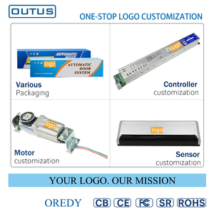 <span class=keywords><strong>Porte</strong></span> à enroulement transparente en <span class=keywords><strong>PVC</strong></span> de conception moderne OUTUS avec guide en aluminium pour <span class=keywords><strong>entrée</strong></span> de centre commercial - Product Image 5