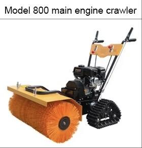 Type de marche 6.5hp Power Snowplow Snow Sweeper pour le déneigement et le nettoyage de la neige - Product Image 5