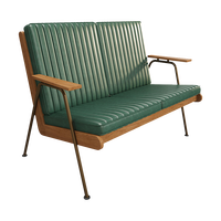 Ensemble table et chaises XZY OEM minimaliste en bois et cuir pour hôtels et cafés – Mobilier de restaurant durable