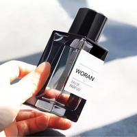 Flacons de parfum vides rectangulaires en verre 30ml 50ml 100ml avec boîte d'emballage personnalisée, logo sur mesure, utilisation pour diffuseur, vaporisateur, bouchon en caoutchouc, soie