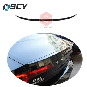 VOLVO S90 spoiler 2017-2020 VOLVO dudak spoiler için stil küçük ABS plastik malzeme araba arka Spoiler