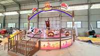 Manège de taureau fou rotatif pour enfants et adultes, attraction de fête foraine pour parcs d'attractions, utilisation intérieure et extérieure