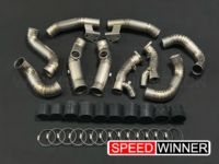 Kit de tuyauterie d'intercooler en titane brut de haute qualité SPEEDWINNER Factory OEM pour Nissan GTR35 3.8T V6 VR38DETT 2007- Présent