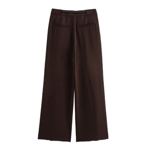 Nuovo Completo da Donna con Gilet Scollo a V Monopetto, Cintura in Vita e Pantaloni a Gamba Larga - Product Image 5