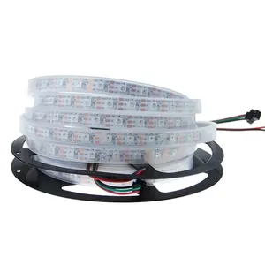 DC12 24V 5V SW2812B 2815 2818 DMX512 RGB RGBW智能96/144led/m smd5050 3838可编程led灯带