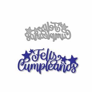 Matrices de découpe en métal « Joyeux Anniversaire » pour scrapbooking, artisanat papier, fabrication de cartes, découpeuse à poinçonner - Product Image 1