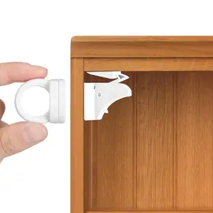 Child Safety Magnetic Cabinet Locks 10locks 2Keys Baby Proofing Magnetic Drawer Locks for Kitchen with Adhesive No tool fixed