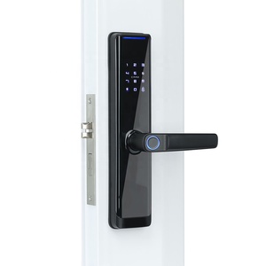 Bán buôn sản phẩm mới giá khuyến mãi tuya <span class=keywords><strong>wifi</strong></span> nhà sinh trắc học bingerprint/mật khẩu/Key/điện tử cửa gỗ thông minh khóa - Product Image 1