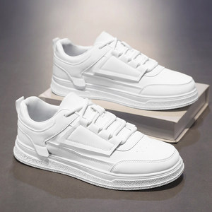 Zapatillas de Hombre Nuevas 2026, Sólidas, de Verano, Impermeables, con Cordones, Casuales, Blancas, Combinables con Todo, a la Moda, para Trabajo - Product Image 4