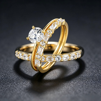 QX Best-seller personnalisé en argent sterling 925 |   Bagues de fiançailles en moissanite plaquées or 14 carats, argent sterling avec certification GRA