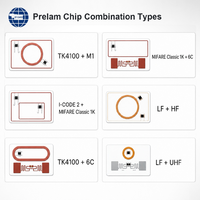 Direktvertrieb Klassische 1K NFC RFID Smart Card Chip-Einlage Wasserdichtes Design für Zahlungsanwendungen