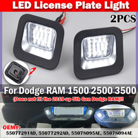 2X LED Weiß für 2003-2018 Dodge RAM 1500 2500 3500 Classic Car-Styling Kennzeichen leuchte hinten