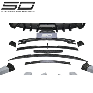 Aileron de coffre SD pour Lamborghini Urus, style Msy, kit carrosserie Gen 3, fibre de carbone forgée, directement de l'usine, haute performance - Product Image 4