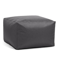 Housse de pouf carré imperméable sans rembourrage pour extérieur, plage, jardin, pouf de sol, siège futon, banc