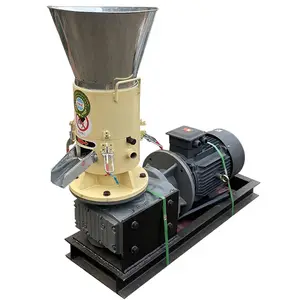 Holzpelletmaschine Biomasse-Pelletherstellungsmaschine Holzsägemehlpellets Festbrennstoffpreis CE Strohpelletmaschine