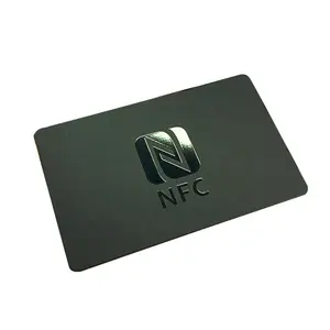流行PVC非接触式RFID NFC卡NTAG213社交媒体分享智能NFC名片