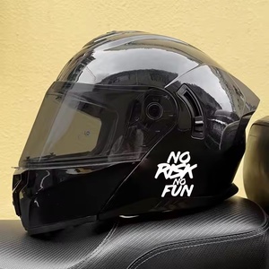 Autocollants décoratifs pour voiture NORISKNOFUN, autocollants personnalisés pour <span class=keywords><strong>casque</strong></span> de <span class=keywords><strong>moto</strong></span>, autocollants créatifs pour vélo de montagne - Product Image 4