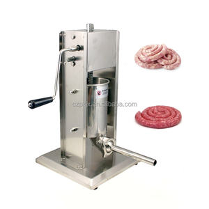 Machine à saucisses manuelle commerciale/de vente au détail <span class=keywords><strong>3L</strong></span> 5L 7L 10L 15L en acier inoxydable pour la fabrication de saucisses de porc, de viande et de poisson - Product Image 1