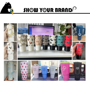 Món Quà Giáng Sinh 30Oz Thép Không Gỉ Cốc Nóng Và Lạnh Cách Điện Nhiệt Cà Phê Cốc Chống Tràn Cốc Cốc Với Nắp Và Rơm - Product Image 2