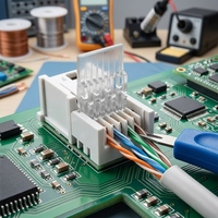 Module réseau K&R K&R-8531 blanc Cat5E avec module informatique Micro RJ45 en bronze étain-phosphore PC/QSn6.5-0.1 - Approvisionnement direct usine