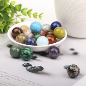 Vente en gros de boules sphériques de pierres précieuses naturelles polies de 2.0 cm boule de roches de cristal de guérison <span class=keywords><strong>collection</strong></span> minérale et cadeaux de décoration intérieure - Product Image 4